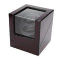 thumbnail image 4 of BR Caja enrolladora de reloj mecánica automática, soporte para reloj de pulsera para exhibición (rojo negro, enchufe estadounidense), 4 of 10