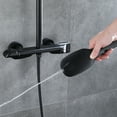 thumbnail image 4 of Exposed Shower System with Brass Thermostatic Shower Valve, Wall Mounted Shower Faucet Set with Height Adjustable Rain Shower Head and Handheld, 4 of 8