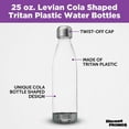 thumbnail image 3 of Levian Cola Shaped Plastic Bottles 25 oz. Set of 10, Bulk Pack - BPA Free, Great for Gym, Hiking, Cycling, Yoga and More - Clear, 3 of 5