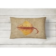 thumbnail image 2 of Carolines Treasures 8815PW1216 Blonde Ray Stingray Canvas Fabric Decorative Pillow, 12H x16W, multicolor, 2 of 3