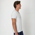 thumbnail image 4 of Hanes Ultimate Men’s V-Neck Undershirt Pack, ComfortSoft, White 6-Pack L, 4 of 6
