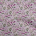 thumbnail image 1 of oneOone Cotton Poplin Purple Fabric Floral Craft Projects Decor Fabric Printed By The Yard 42 Inch Wide, 1 of 5