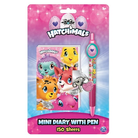 Hatchimals Colleggtibles Mini Diary With Pen with 150 Sheets