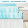 thumbnail image 2 of 2 Inch Cooling Memory Foam Mattress Topper Full Size Certified Soft Mattress Pads for Sleeper Sofa RV Camper, 2 of 7