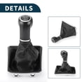 thumbnail image 5 of Unique Bargains Gear Shifter Knob with Cover 6 Speed Manual Stick Shifter Knob for Opel for Astra III 2004-2010 Plastic, 5 of 6