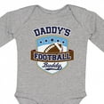 thumbnail image 4 of Inktastic Daddy Football Buddy Boys or Girls Long Sleeve Baby Bodysuit, 4 of 5