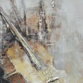 thumbnail image 3 of Benjara 40 x 59 Framed Canvas Oil Painting, Guitar, Natural Fiber, Gray and Brown, 3 of 5