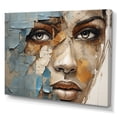 thumbnail image 2 of Designart "Collage Of An African Woman With Paint I" African American Art Wall Art Prints, 2 of 7