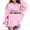 Pink, variant on Kids Girls Boys Hoodie Soft Warm Pullover Sweatshirt with Pocket Casual Sportswear for School and Daily Wear