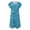 AA-Blue809, variant on XIAONU Women's V-Neck Spring Midi Dress Short-Sleeve Graphic Casual Daily Knee-Length Tunic
