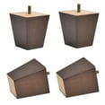 thumbnail image 6 of BUYGOO 3inch Wood Furniture Legs Sofa Legs Square Couch Legs - Set of 4, 6 of 6