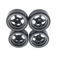 thumbnail image 4 of Juego de llantas y neumáticos de goma de 4 piezas 1/28 Reemplazo resistente al desgaste 22.5 RC RC negro perfke neumáticos de coche rc, 4 of 7