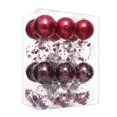 thumbnail image 3 of Bolas de plástico transparente para mascotas de 6/8 cm, decoración para árbol de Navidad, colgantes, 24 unidades/juego, suministros para fiestas en el hogar, adornos colgantes, 3 of 5