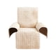 thumbnail image 2 of Funda de Terciopelo para Sillón Reclinable | Protector de Sofá Reclinable de Felpa Antideslizante con Correas Elásticas | Beige, Gris y Café | Funda para Muebles Resistente a Derrames, Manchas y Desg, 2 of 6