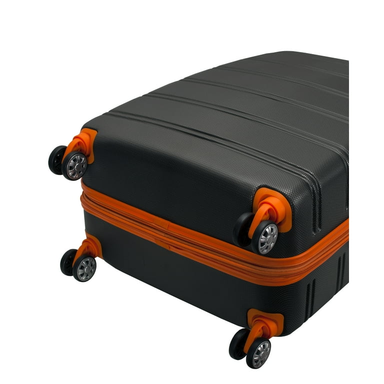 Rockland Luggage Melbourne 3 Piece Hardside Luggage Set, F160