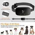 thumbnail image 4 of Bark Collar for Dogs,Rechargeable Anti Barking Training Collar with 7 Adjustable Sensitivity , Intensity Beep Vibration for Small Medium Large Dogs (Black), 4 of 9