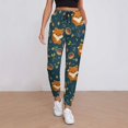 thumbnail image 2 of Women's Sweatpants, Cute Plant Fox Baggy Sweatpants Joggers for Women, Fall Outfits for Women 2024 Lounge Yoga Athletic Workout Pants with Pockets, 2 of 7