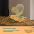thumbnail image 4 of ZingZap Roach Glue Trap Cantaloupe 13-Pack, Capsulated Natural Ingredients Bait, 2X Faster Catch, Sticky Glue Trap for Roaches, Ants, Millipedes, Silverfish & Beetles, Children-&-Pet-Safe, 4 of 8