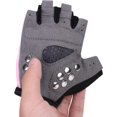 thumbnail image 3 of HUGFEGWE Kids Fingerless Cycling Gloves Child Riding Half Fingers Sunscreen Anti-UV Protection Touchscreen Cooling Breathable Gloves Sports Non-Slip Grip Bike Golf Outdoor Workout Mittens, 3 of 6