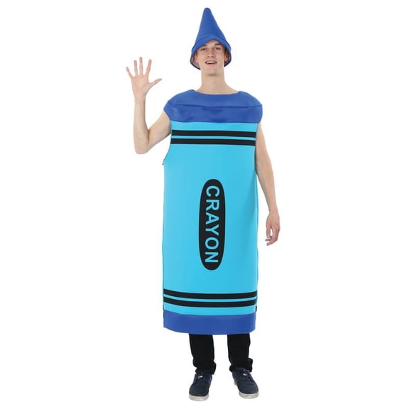 Orion Costumes Blue Crayon Adult Costume | One Size Male