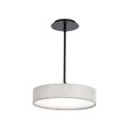 thumbnail image 2 of WAC Lighting Manhattan 20" LED 2700K Contemporary Aluminum Pendant in Black, 2 of 5