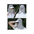 thumbnail image 4 of Foldable Sun Cap, Fishing Hats, Sunshade UV Protection Caps with Neck Flap Face Shield, 4 of 8