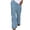 Blue, variant on qolati Cargo Sweatpants for Women Casual Striped Print Drawstring Elastic Waist Lounge Trousers Baggy Athletic Loose Workout Wide Legs Pants