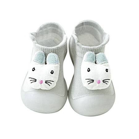 

XINSHIDE Toddler Kids Baby Boys Girls Shoes Lovely Cartoon Animals Soft Soles First Walkers Antislip Shoes Prewalker Sneaker Casual Baby Shoes