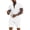 White, variant on Durtebeua Men's Polo Shirt and Shorts Set Summer Outfits Fashion Casual Short Sleeve Polo Suit for Men 2 Piece Short Set White,3XL