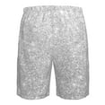 thumbnail image 6 of Kll Silver Glitter Men'S Casual Summer Beach Shorts Hawaiian Shorts With Pockets-X-Large, 6 of 9