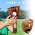 thumbnail image 2 of Tignapoo Premium Leather Baseball Glove in Black and Orange - 12.5 Inches, Designed for Comfort and Durability, Perfect for All Baseball Enthusiasts, Left-Handed Use, 2 of 6