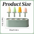 thumbnail image 2 of Popsicle Molds, Silicone Popsicle Molds with Sticks, DIY Ice Candy Maker Set, Reusable Silicone Mold for Homemade Popsicles, Non-Stick Ice Lolly Tray with Sticks, Fruit Juice Ice Pop Maker, 2 of 7