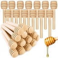 thumbnail image 1 of 40 Palitos para Cuchara de Miel, Mini Panal Madera 3,15 Pulgadas, Miel Tarro Dispensar, 1 of 5