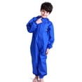 thumbnail image 4 of Boys Rainsuits 1 Piece Hooded Kids Overalls Lightweight Waterproof Boys Rain Jacket Baby Rain Coat 6-7 Years, 4 of 9