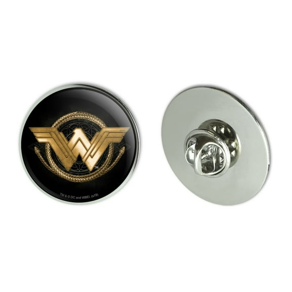 Wonder Woman Movie Golden Lasso Logo Metal 1.1" Tie Tack Hat Lapel Pin Pinback