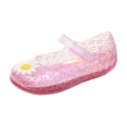 thumbnail image 3 of SROBPTY Toddler Girls Sandals Thick Sole Closed Toe Summer Closed Toe Flat Shoes for 3-10 Years, 3 of 5