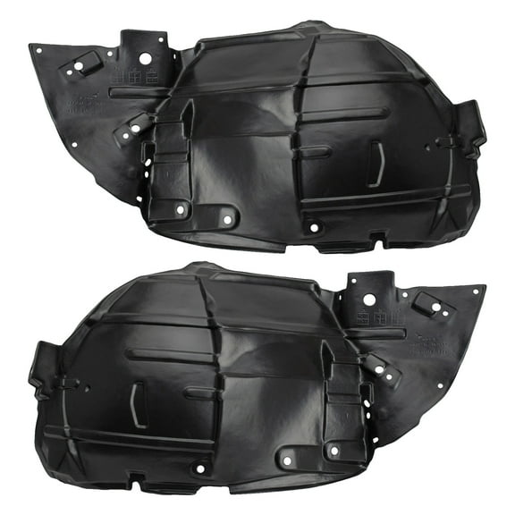 TRQ Front Inner Fender Liner Set Fits 2003-2007 INFINITI G35 BDA06605