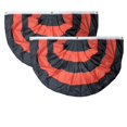 thumbnail image 2 of Bandera Festoneada de Halloween con Estampado de Rayas para Valla de Jardín, para Uso Interior y Exterior, con Cabecera de Lona y Ojales., 2 of 6