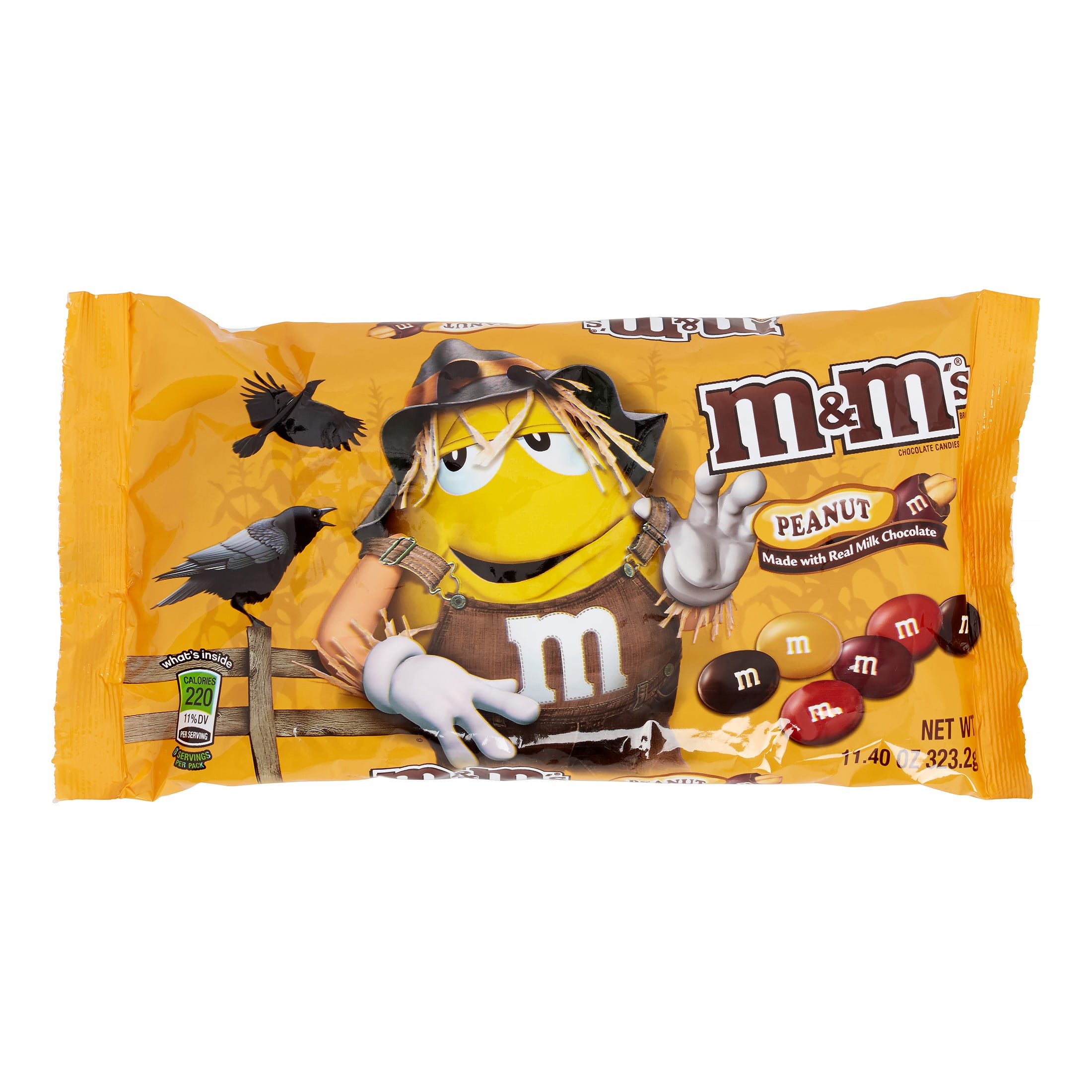 M&M's Chocolate Candy, Peanut, Fall Harvest Blend, 11.4 Oz by Mars Chocolate