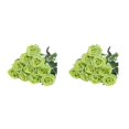 thumbnail image 3 of Naiovety 10 UNIDS Flores Artificiales Impermeable Seda Ligero Tallo Largo Ramo de Rosas Banquete de Boda Decoraciones Al Aire Libre Type4 NO4, 3 of 6