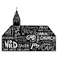thumbnail image 2 of Religious Church Word Cloud Wall Decal Wallmonkeys Peel and Stick Graphics (36 in W x 29 in H) WM502554, 2 of 4