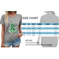 thumbnail image 6 of MOSHU Christmas Womens T-shirts Round Neck Shirts for Women Short Sleeve Loose Graphic Tees Casual Tee, 6 of 9