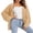 Beige, variant on 100% Cotton Cardigan Sweaters for Women, V Neck Button Down Chunky Knit Cozy Relaxed Fit Sweater Cardigan