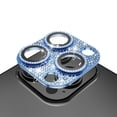 thumbnail image 5 of For Apple iPhone 14 Pro /14 Pro Max Camera Lens Full Tempered Glass With Diamond Bling Glitter Rhinestone Lens Protective Camera Cover ,Xpm Screen Protector [ Blue ], 5 of 5