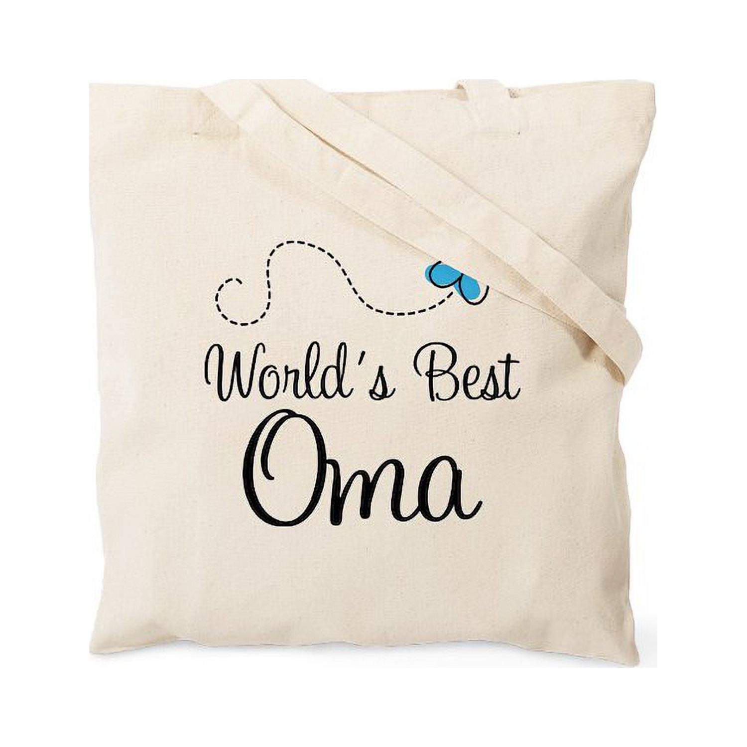 CafePress "Nonna" Natural Canvas Tote Bag – Reusable, Durable Shopping Bag With Fun Design