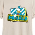 thumbnail image 3 of Disney - Leaning Donald Duck With Nametag  - Juniors Ideal Flowy Muscle T-Shirt, 3 of 5