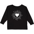 thumbnail image 3 of Inktastic Heart Valentine Day Girls Girls Long Sleeve Toddler T-Shirt, 3 of 5