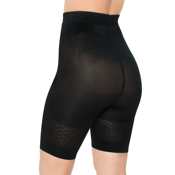 Comfia Shapewear Shorts Petite Plus Well-Rounded Invisible Butt Lifter  Shaper (Small, Black)