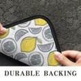 thumbnail image 6 of Yellow Lemon Fruit Slices White Pattern Door Rugs,Washable Non Slip Door Mats Indoor,Decorative Door Mats,Entry Mat Indoor for Entrance,Bedroom,Kitchen,Bathroom,30"x17", 6 of 6