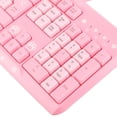 thumbnail image 1 of Keyboard Rechargeable Computer Full Cute And Mouse Set  With Number Pad Keyboard Usb Wired Ultrathin Cute Cartoon For  Laptop Computer UniversalPink, 1 of 8